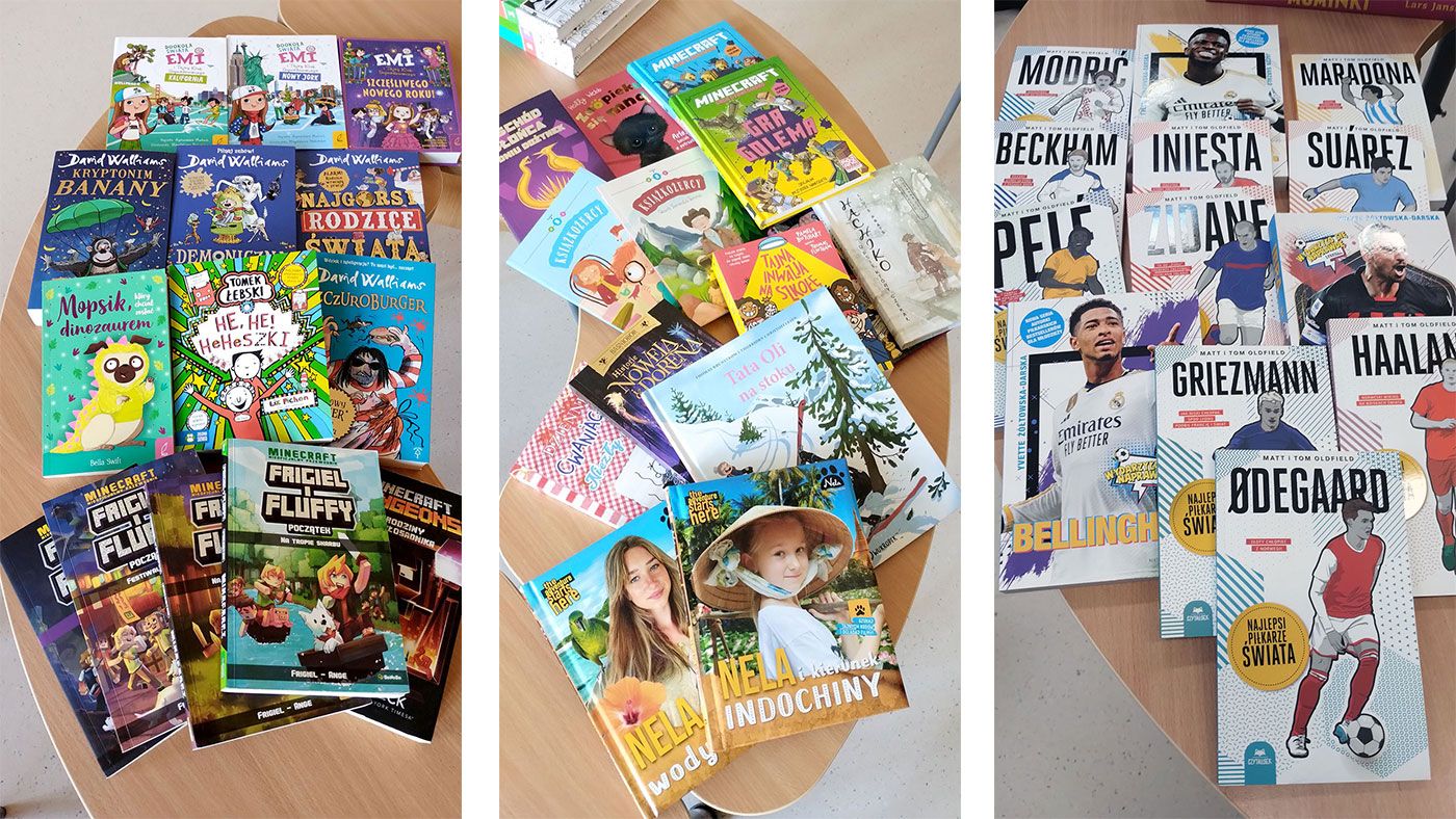 Biblioteka szkolna zaprasza po nowe książki!